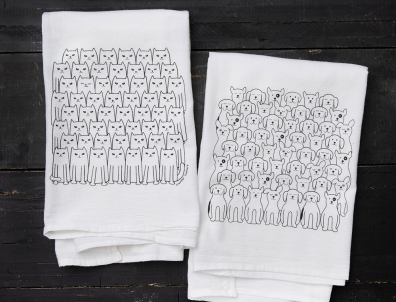 Dog And Cat Towel Set.2